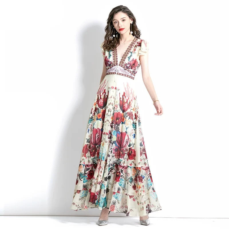 Floral dress for women