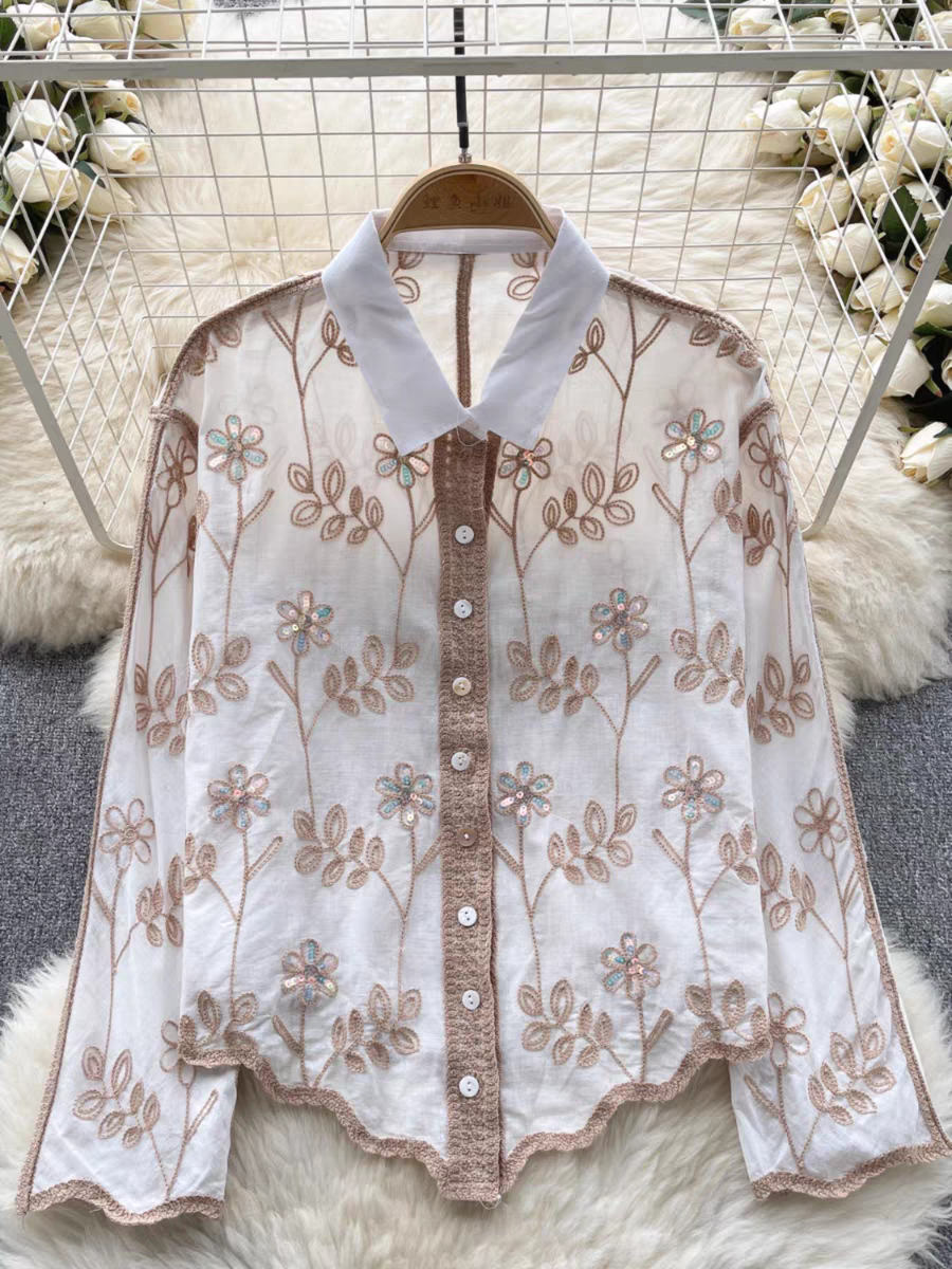 White Embroidery Shirt