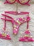 Pink embroidery panty for women 