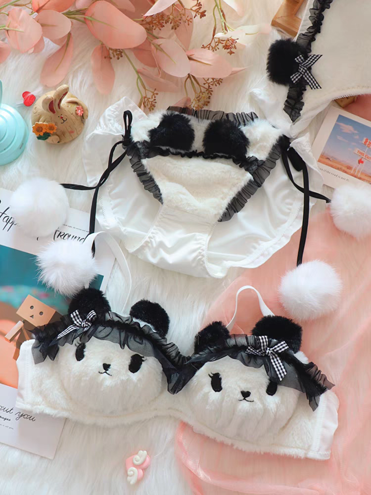 White Sow Lingerie Set