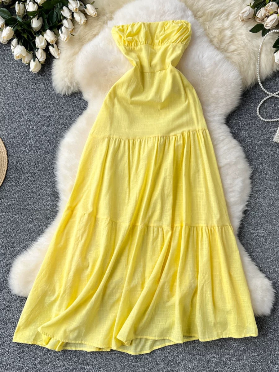 Yellow Tube Dress