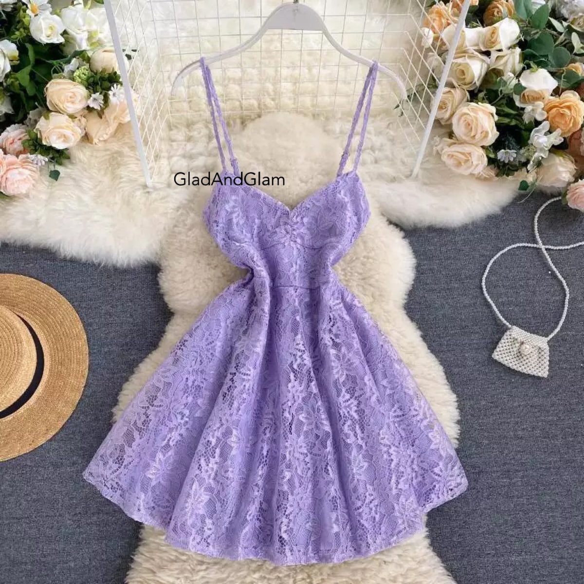 Purple Lace Dress